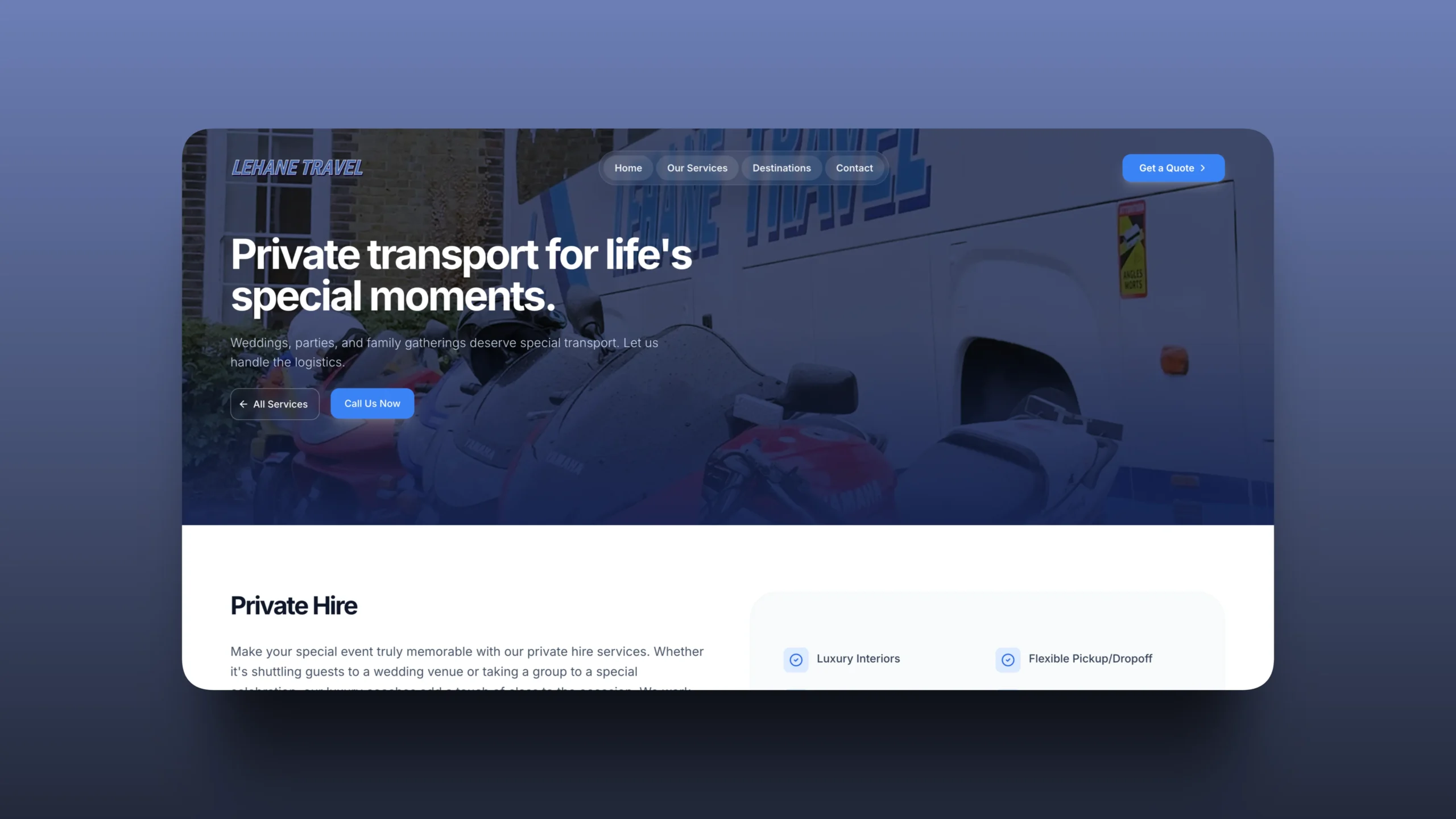 Lehane Travel Coach Private Hire